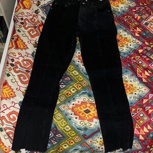 Size 28 Abercrombie Black Skinny Jeans